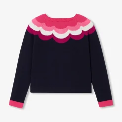 Jacadi Cardigan enfant fille - lore MARINE/MULTICO
