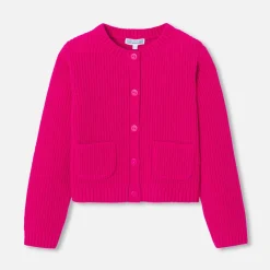 Jacadi Cardigan enfant fille - ROSE GRENADINE