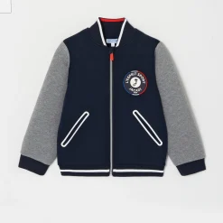 Jacadi Cardigan esprit Teddy enfant garçon - MARINE/GRIS
