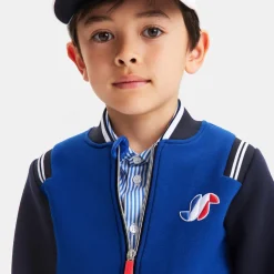 Jacadi Cardigan esprit Teddy enfant garçon - BLEU FONCE Clearance
