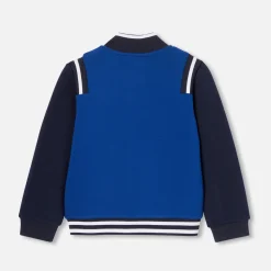 Jacadi Cardigan esprit Teddy enfant garçon - BLEU FONCE Clearance