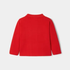 Jacadi Cardigan worker en tricot bébé garçon - ROUGE VIF