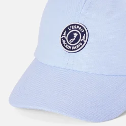 Jacadi Casquette bébé en Oxford - BLEU/BLANC Sale