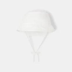 Jacadi Chapeau bébé en piqué de coton - blanc BLANC JACADI