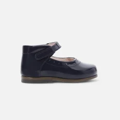 Jacadi Charles IX bébé fille en cuir verni - marine MARINE JACADI New