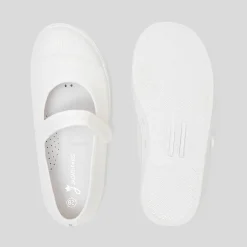 Jacadi Charles IX en toile enfant fille - blanc BLANC JACADI Outlet