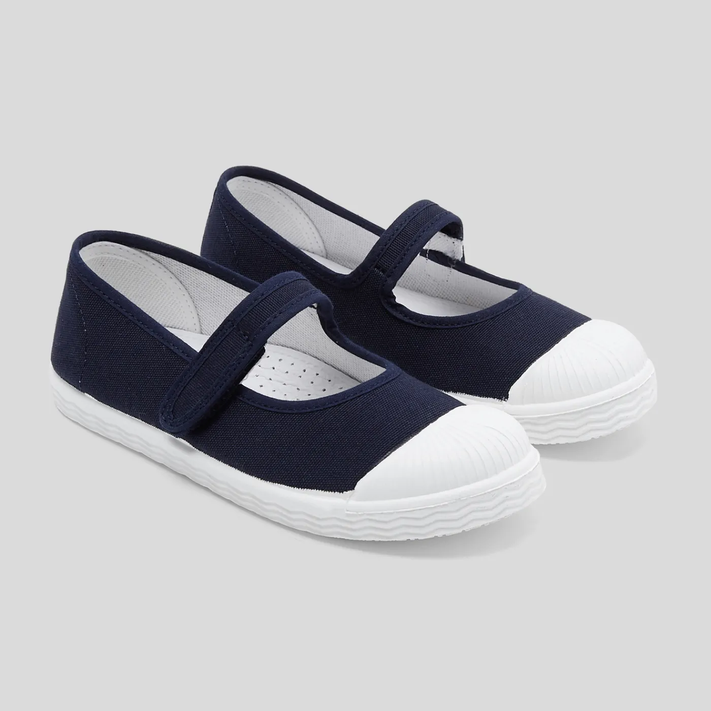 Jacadi Charles IX en toile enfant fille - marine MARINE JACADI Outlet
