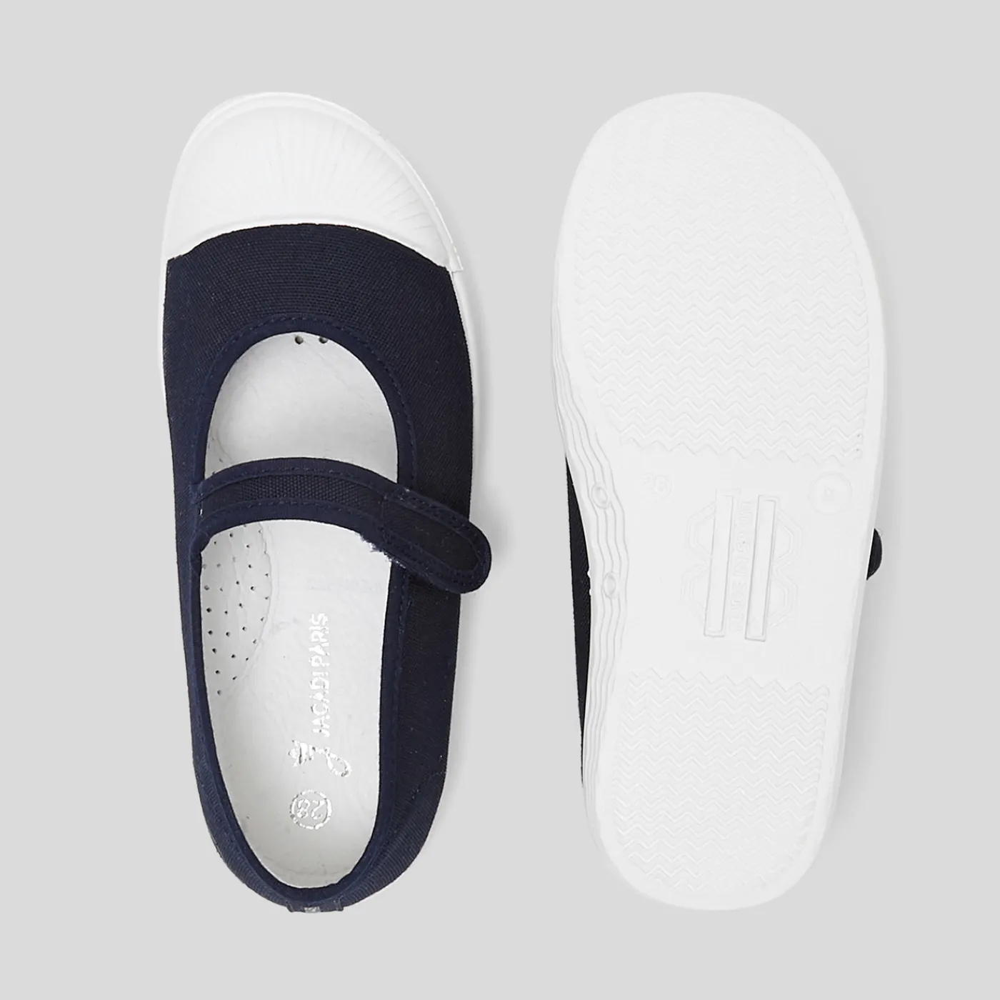 Jacadi Charles IX en toile enfant fille - marine MARINE JACADI Outlet