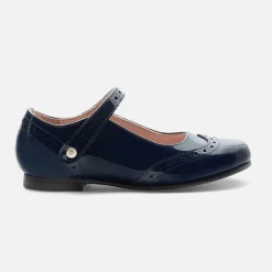 Jacadi Charles IX enfant fille en cuir verni - marine MARINE JACADI Hot