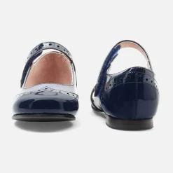Jacadi Charles IX enfant fille en cuir verni - marine MARINE JACADI Hot