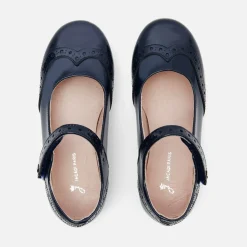 Jacadi Charles IX enfant fille en cuir verni - marine MARINE JACADI Hot