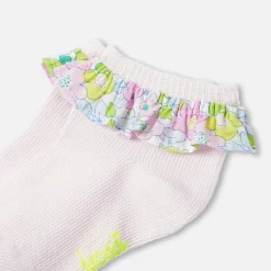 Jacadi Chaussettes bébé fille à volants - rose pale ROSE PALE JACADI Discount