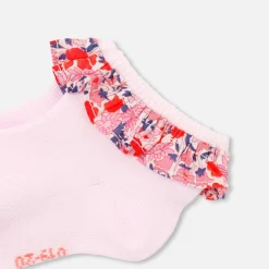 Jacadi Chaussettes bébé fille à volants - ROSE Hot