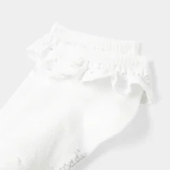 Jacadi Chaussettes bébé volantées - blanc BLANC JACADI