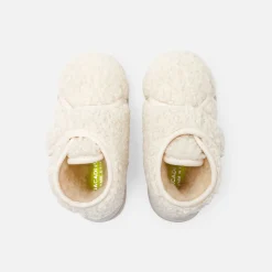 Jacadi Chaussons bébé en sherpa - ECRU/BEIGE Outlet