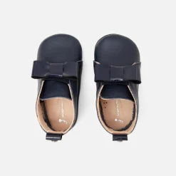 Jacadi Chaussons bébé fille en cuir - marine MARINE JACADI Discount