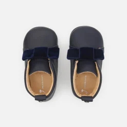 Jacadi Chaussons bébé fille en cuir - marine MARINE JACADI Outlet