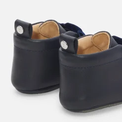 Jacadi Chaussons bébé fille en cuir - marine MARINE JACADI Outlet