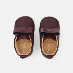 Jacadi Chaussons bébé fille en cuir - BORDEAUX Online