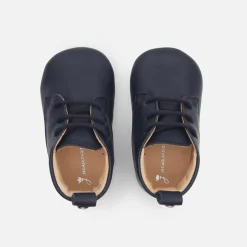 Jacadi Chaussons bébé garçon en cuir - marine MARINE JACADI Best