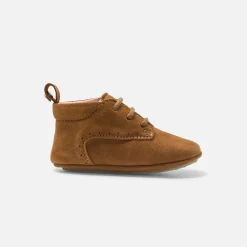 Jacadi Chaussons bébé garçon en cuir - NATUREL Hot