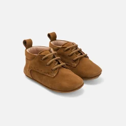 Jacadi Chaussons bébé garçon en cuir - NATUREL Hot