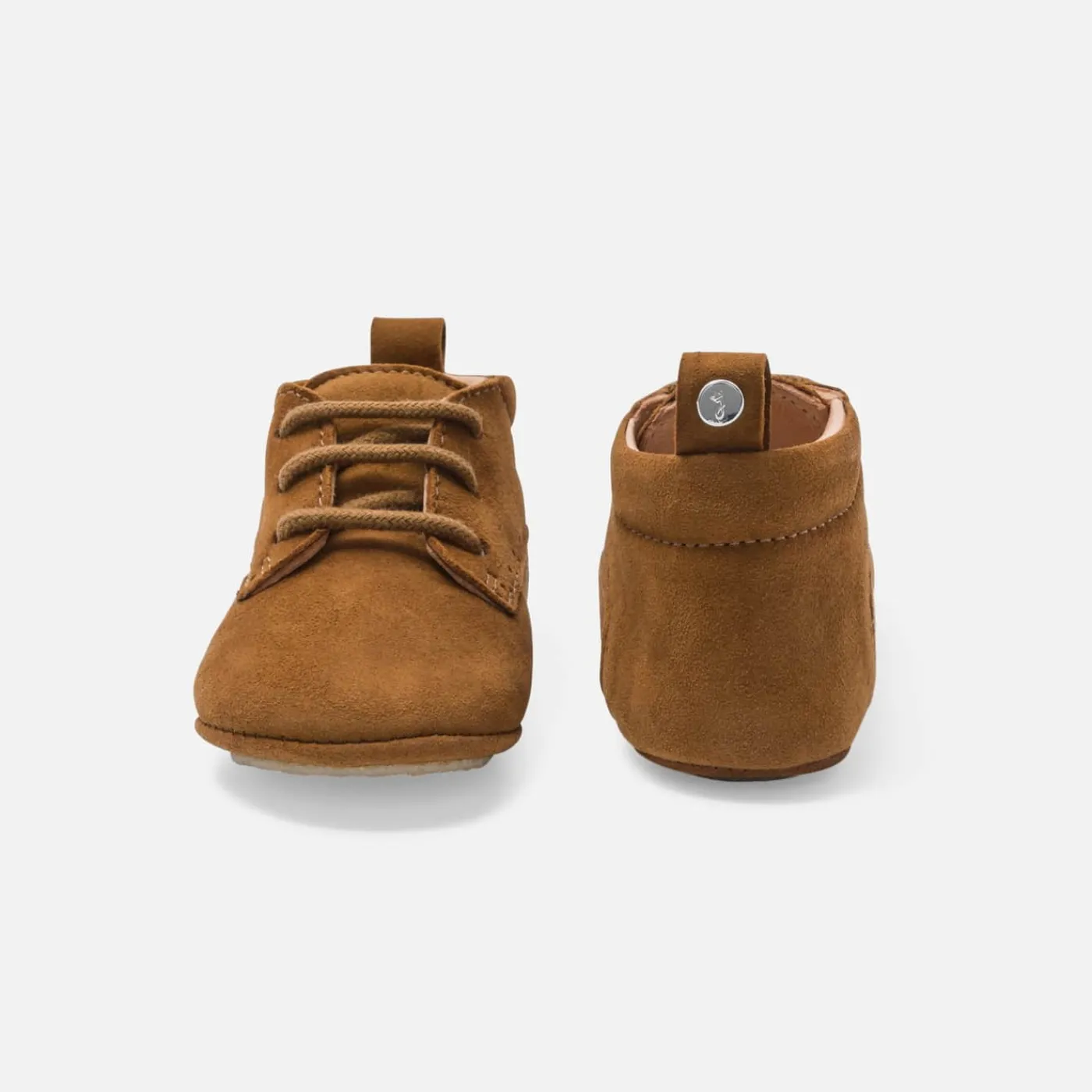 Jacadi Chaussons bébé garçon en cuir - NATUREL Hot