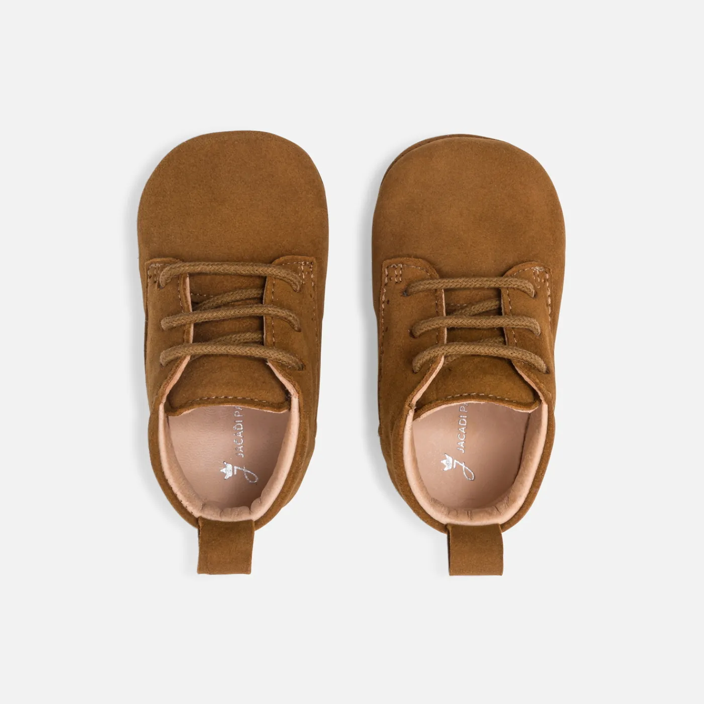Jacadi Chaussons bébé garçon en cuir - NATUREL Hot