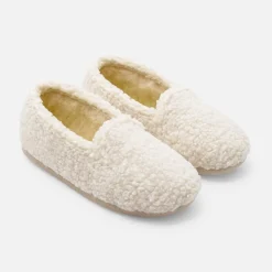 Jacadi Chaussons en sherpa enfant fille - ECRU/BEIGE Best