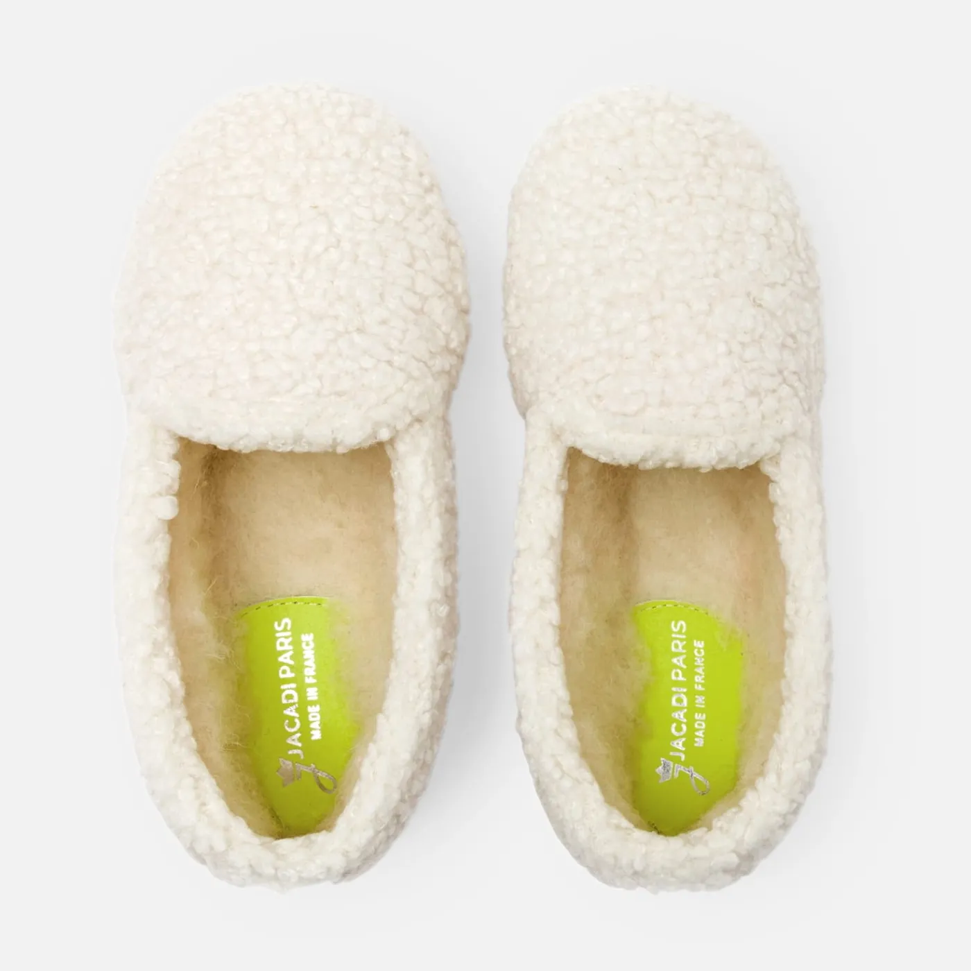 Jacadi Chaussons en sherpa enfant fille - ECRU/BEIGE Best