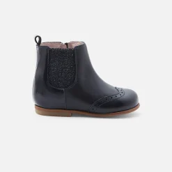 Jacadi Chelsea boots bébé fille - marine MARINE JACADI Clearance