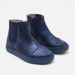 Jacadi Chelsea boots enfant fille - BLEU Discount