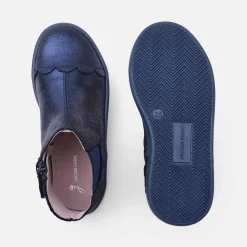 Jacadi Chelsea boots enfant fille - BLEU Discount