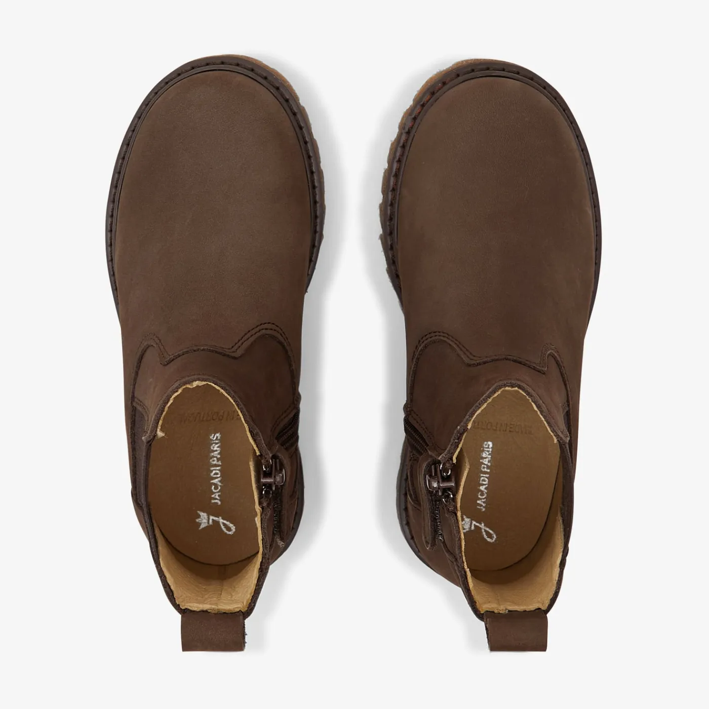 Jacadi Chelsea boots enfant garçon - MARRON Clearance