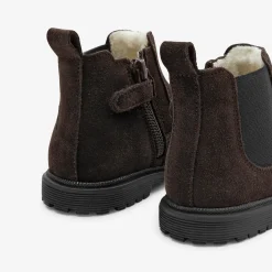 Jacadi Chelsea boots fourrées bébé garçon - MARRON New