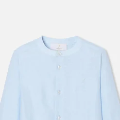 Jacadi Chemise en lin enfant garçon - BLEU TOILE Sale