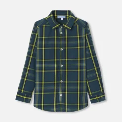 Jacadi Chemise enfant garçon à carreaux - lore MARINE/MULTICO Best
