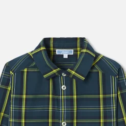 Jacadi Chemise enfant garçon à carreaux - lore MARINE/MULTICO Best