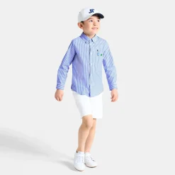 Jacadi Chemise enfant garçon en popeline rayée - BLANC/BLEU Discount