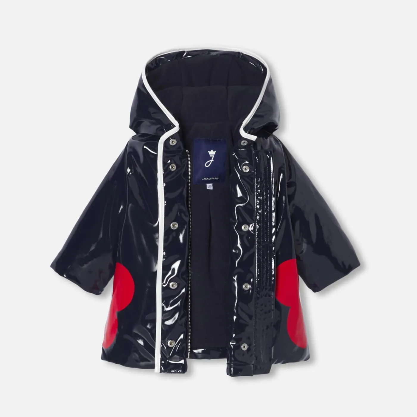 Jacadi Ciré bébé fille vernis - marine MARINE JACADI Clearance