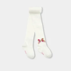 Jacadi Collants bébé fille nœud en Tissu Liberty - blanc doux BLANC DOUX JACADI