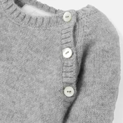 Jacadi Combinaison bébé en cachemire - gris chine clair GRIS CHINE CLAIR JACADI Sale