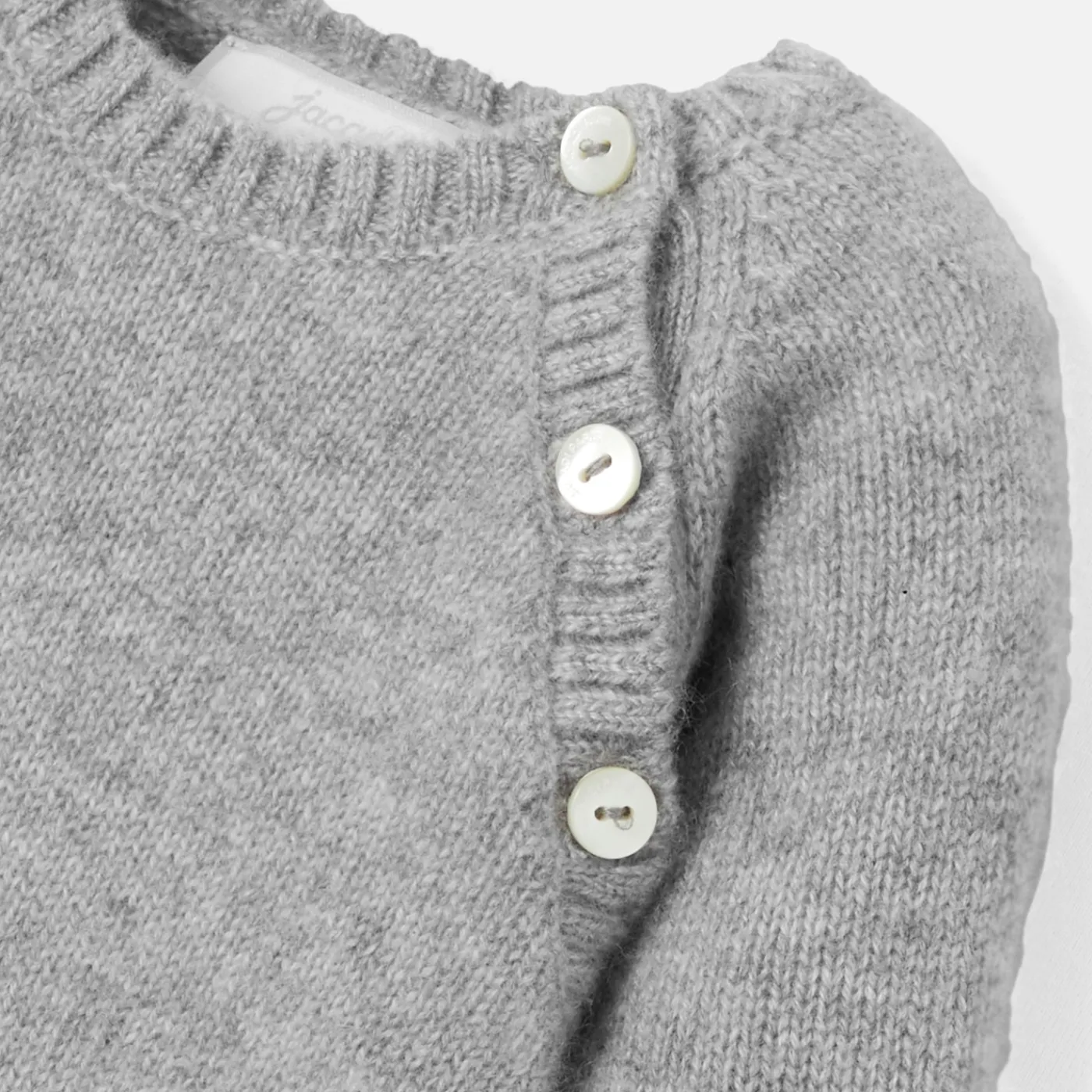 Jacadi Combinaison bébé en cachemire - gris chine clair GRIS CHINE CLAIR JACADI Sale