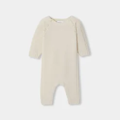 Jacadi Combinaison bébé en cachemire - blanc doux BLANC DOUX JACADI Best