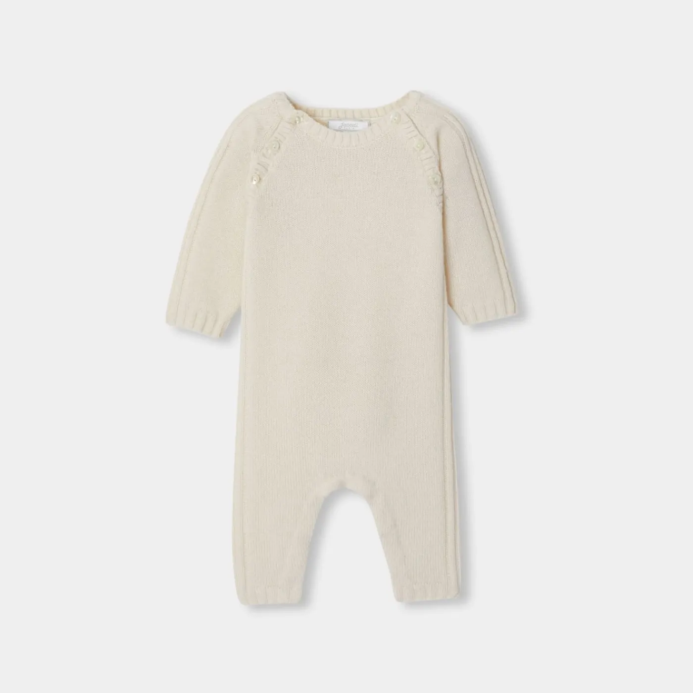 Jacadi Combinaison bébé en cachemire - blanc doux BLANC DOUX JACADI Best