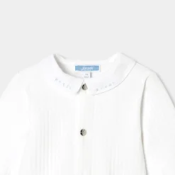 Jacadi Combinaison bébé en jersey quilté - blanc BLANC JACADI Clearance