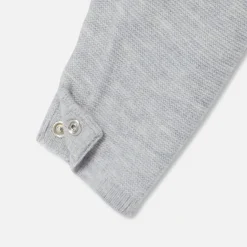 Jacadi Combinaison bébé fille en point mousse - gris chine clair GRIS CHINE CLAIR JACADI Hot