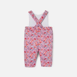 Jacadi Combinaison bébé fille en Tissu Liberty - lore ROSE/MULTICO Hot