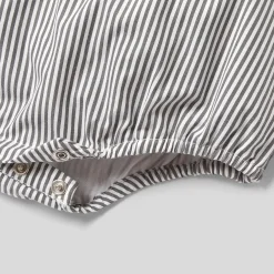 Jacadi Combinaison bébé garçon bi-matière - BLANC/GRIS Outlet