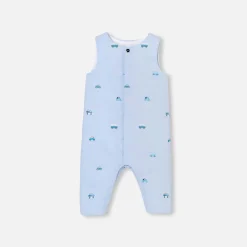Jacadi Combinaison bébé garçon en Oxford - lore BLEU/MULTICO Clearance